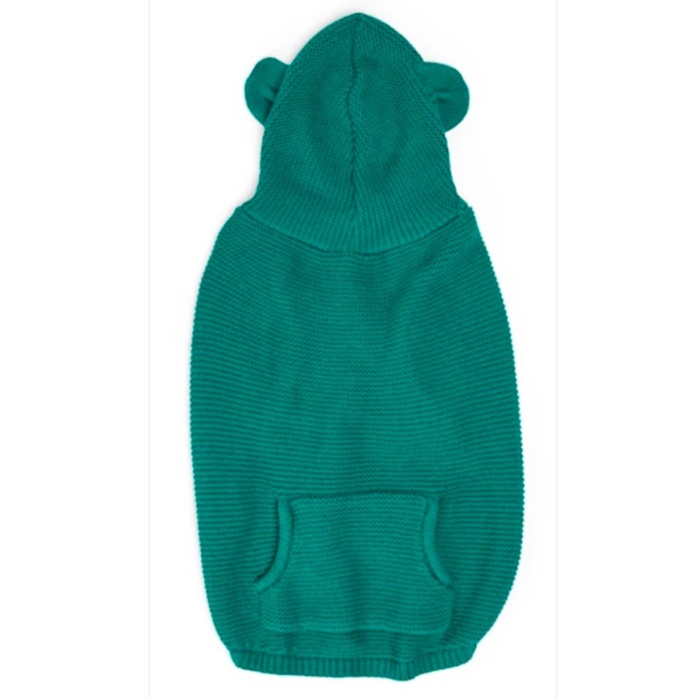 New Teddy hoodie green dog sweater XXS